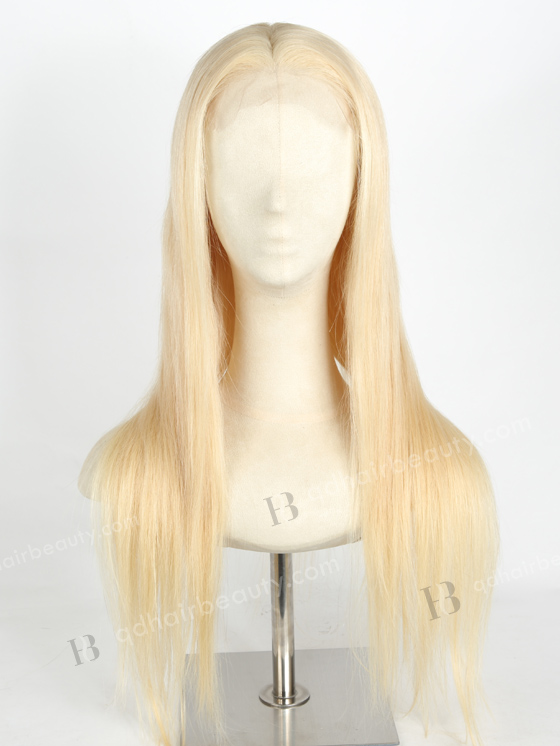 In Stock Indian Remy Hair 20" Straight 613# Color 5"×5" HD Lace Closure Wig CW-01032